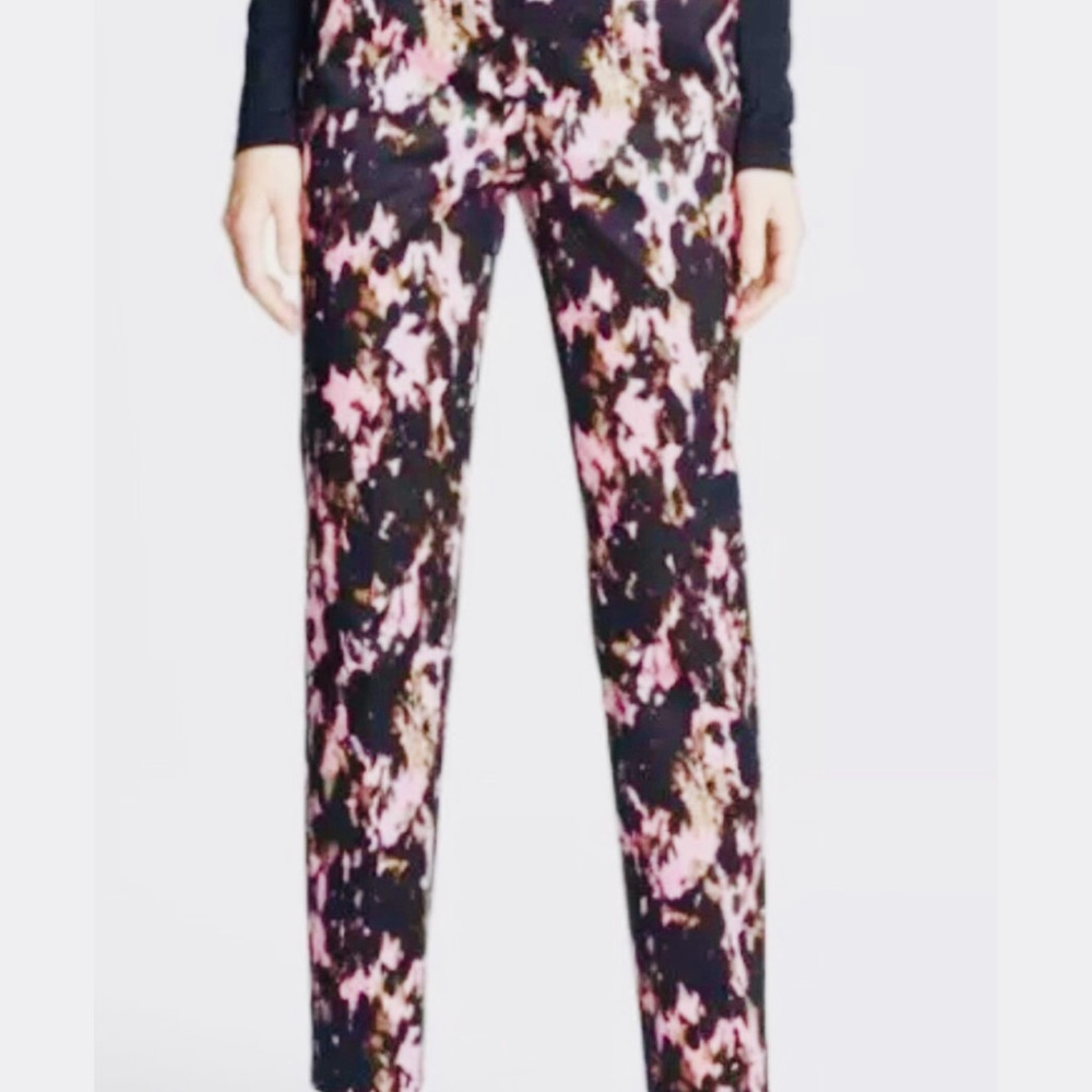 St. John Nordstrom Women’s size 8 Emma Longe Sateen Colorful Pants.